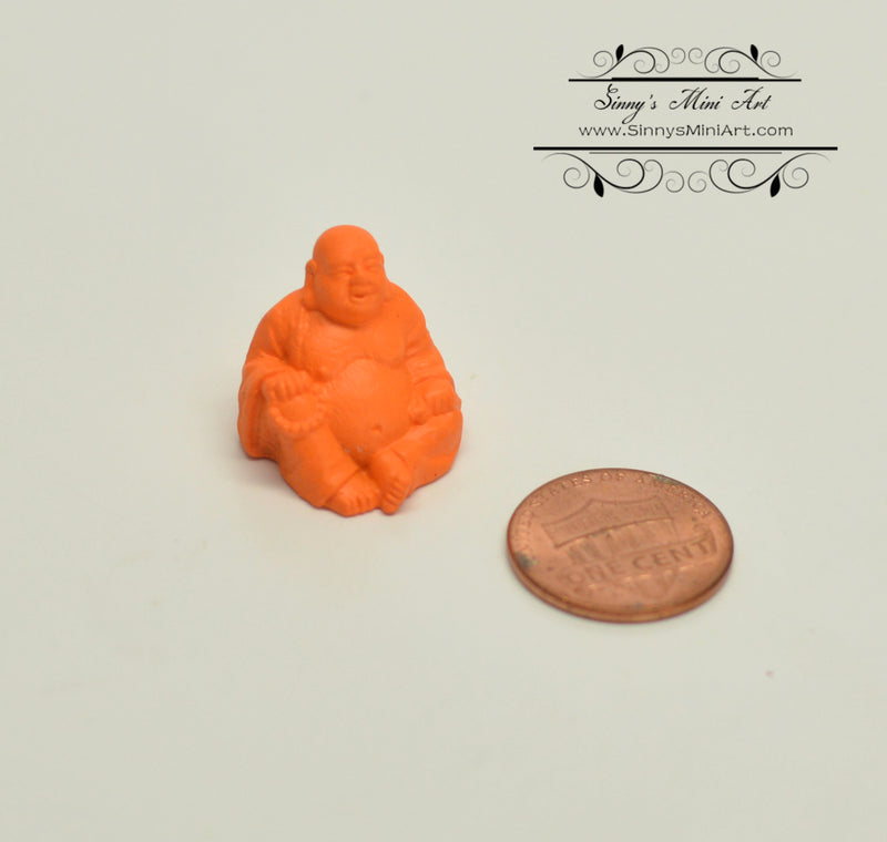Miniature Orange Buddha 1 PC AW 12008