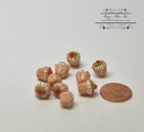 1:12 Dollhouse Miniature Christmas Berry Cupcakes/ Miniature Cakes HMN 916