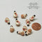 1:12 Dollhouse Miniature Christmas Snowman Cupcakes/ Miniature Cakes HMN 910