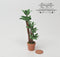 1:12 Dollhouse Miniature 3 Tier Plant in Clay Pot/ Miniature Garden I1