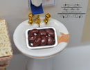 1:12 Dollhouse Miniature Kidneys in Tray Halloween DMUK F51