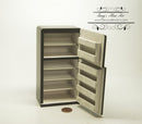 1:12 Dollhouse Miniature 1950'S Refrigerator Black AZ T5856