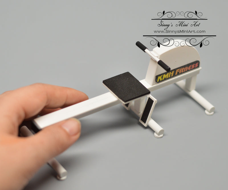 1:12 Dollhouse Miniature Magnetic Rowing Machine Gym DMUK M111