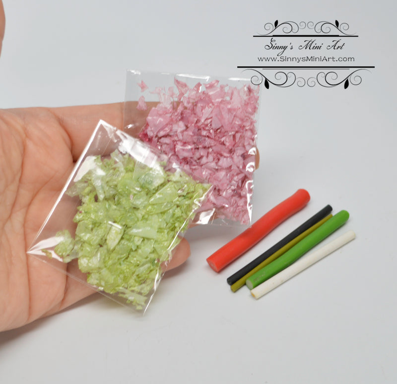 1:12 Dollhouse Salad Kit VM Salad