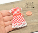 1:12 Dollhouse Miniature Dress on the Hanger/Clothing A15-B