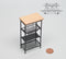 1:12 Dollhouse Miniature Black Utility Rack AZ B5139