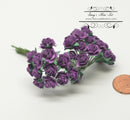 1:12  Dollhouse Miniature 10 PC 10 mm Roses/ Flowers  DI 2