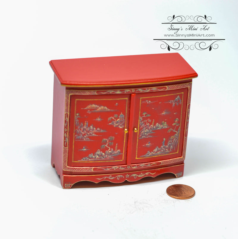 1:12 Dollhouse Miniature Chinese Cabinet/ Miniature Furniture AZ JJ09001CH