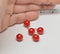 1:12 Dollhouse Miniature Christmas Red Xmas Ornaments Set/5 AZ B0223