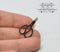 1:12 Dollhouse Miniature Working Scissors with Black Handle /Miniature Tool A104