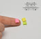 1:12 Dollhouse Miniature Sticky Notes / Notepad /Miniature Office Supply 56109