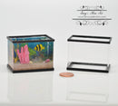 1:12 Dollhouse Miniature 35 Gallon Single Fish Tank Small Kit SMA AQ003B