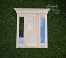 Clerance Sale 1:6 Dollhouse Playscale Jamestown Door with Window / Miniature Door AZ HW96010