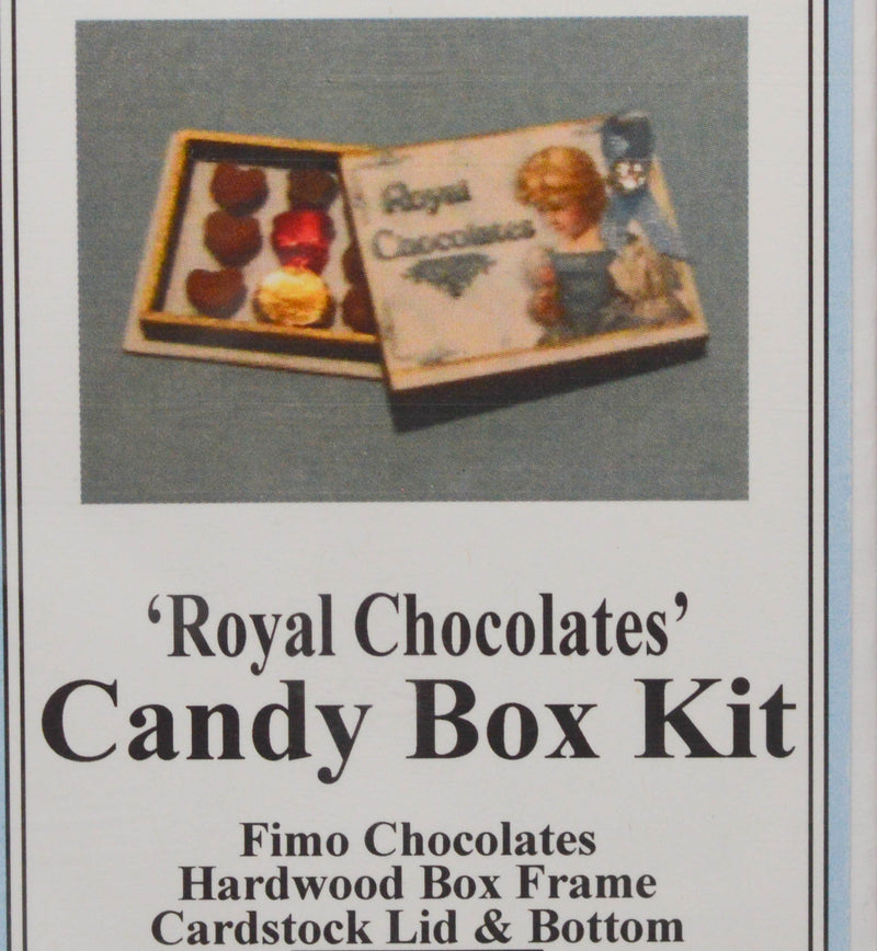 1:12 Dollhouse Miniature Royal Chocolate Box Kit DI CB204