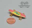1:12 Miniature Skateboard, Brass / Miniature Toy AZ B0169