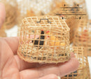 1:12 Dollhouse Miniature Chicken in Cage RP 001