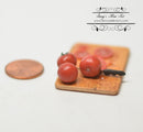 1:12 Dollhouse Miniature Cutting Tomato QTD 2