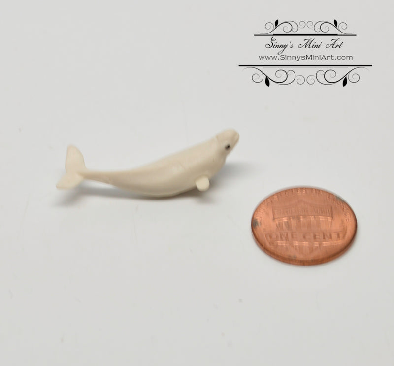 Miniature Beluga/ Dollhouse Miniature Toy 1 PC AW 11826