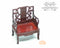 DIS 1:12 Dollhouse Miniature Beijing Chinese Armchair /Miniature Furniture AZ P3469