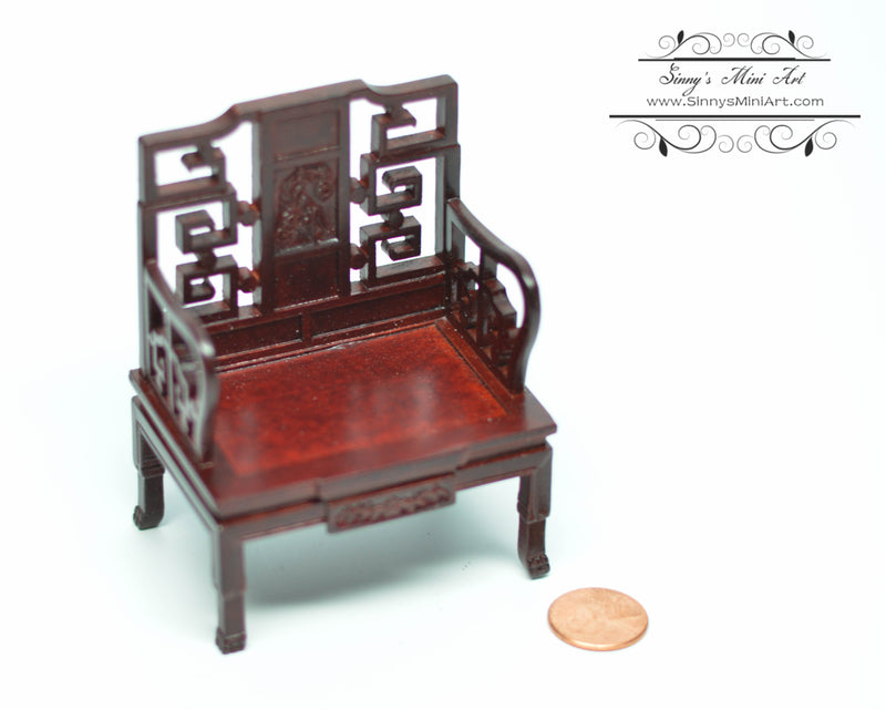 DIS 1:12 Dollhouse Miniature Beijing Chinese Armchair /Miniature Furniture AZ P3469