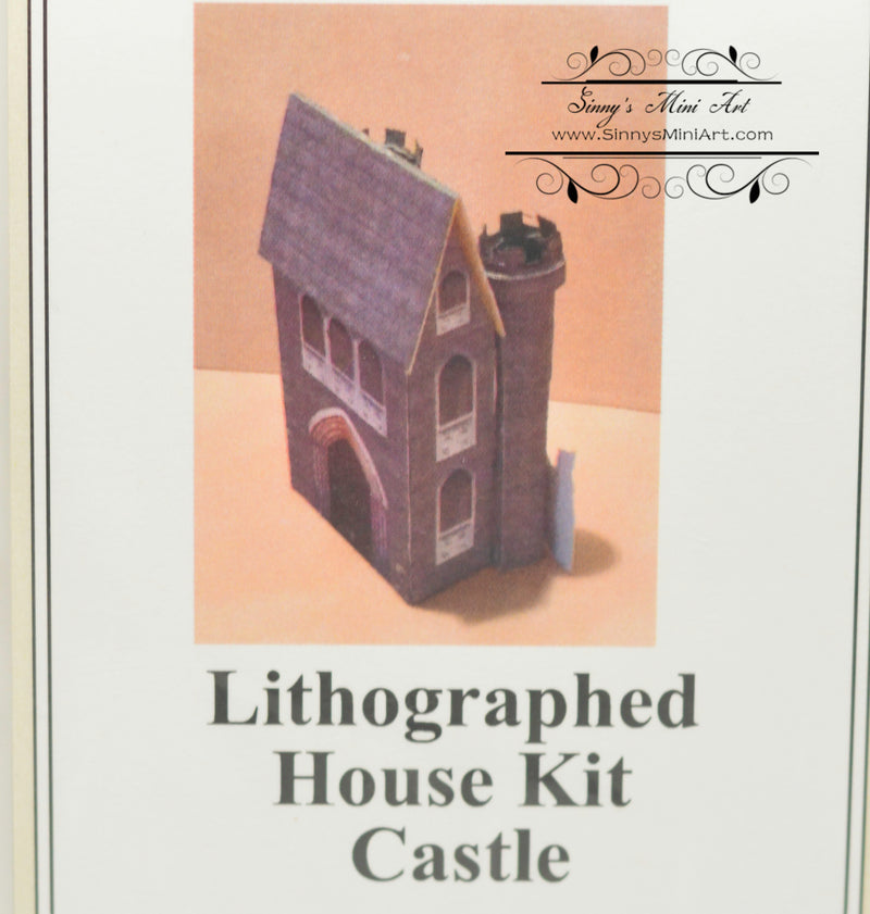 1:144 Dollhouse Miniature Lithographed House Kit DI TY407