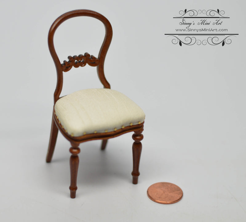 1:12 Dollhouse Miniature Balloon Back Chair Furniture AZ jj05037wn