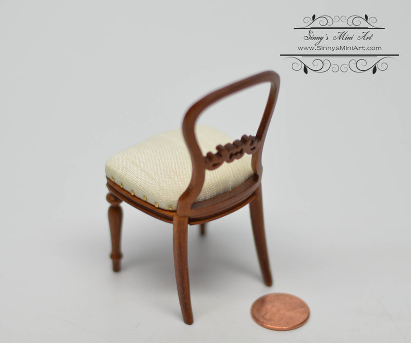 1:12 Dollhouse Miniature Balloon Back Chair Furniture AZ jj05037wn