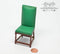 1:12 Dollhouse Miniature Leather Side Chair AZ JJ06001GWN