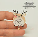 1:12 Dollhouse Miniature Acrylic Dear Clock H47-A
