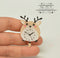 1:12 Dollhouse Miniature Acrylic Dear Clock H47-A