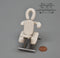 1:12 Dollhouse Miniature Tattoo/ Massage Chair White DMUK M198W