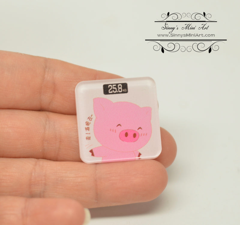 1:12 Dollhouse Miniature Acrylic Weigh/Scale H48