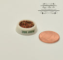 1:12 Dollhouse Miniature Dog Chow Bowl HRM 57185