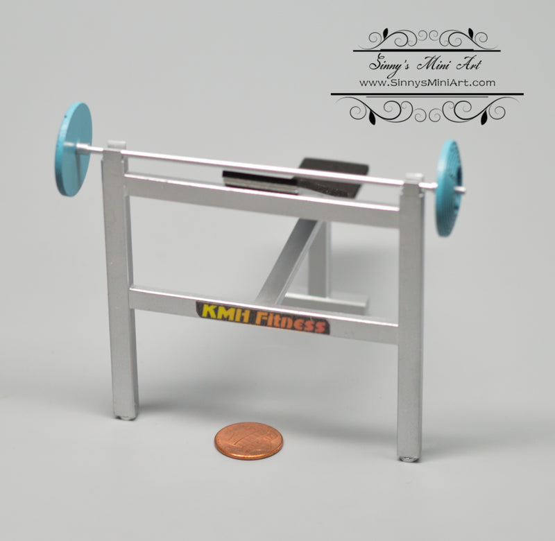 1:12 Dollhouse Miniature Weights Bench Gym DMUK M212