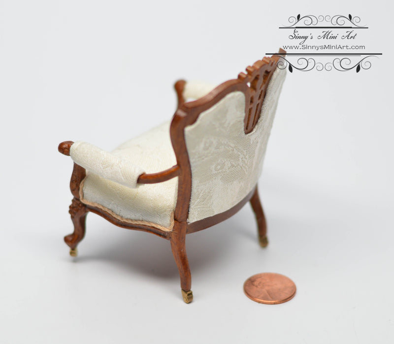 1:12 Dollhouse Miniature Armchair Furniture AZ JJ31053ACWNM