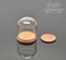 Miniature Glass Dome Display on Wood Base MMS 003