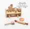 1:6 Dollhouse Miniature Baking Utensil Rack/ Wooden Spoon Holder B119
