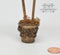 1:12 Dollhouse Miniature Mass Cane Round Planter AZ MR1004