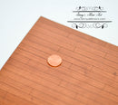 1:12 Dollhouse Miniature Wood Flooring, Amber Cherry (Formica) / Dollhouse Miniature Floor AM FORM11