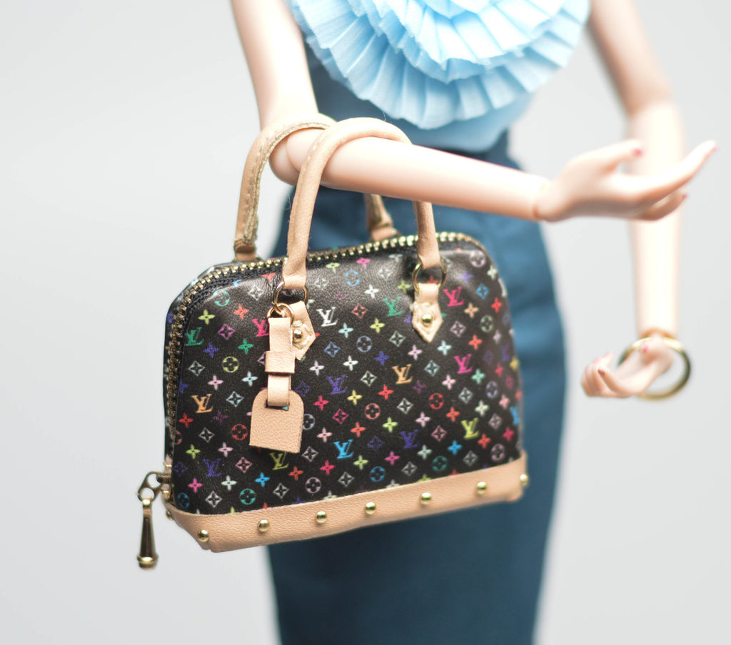 LV Designer Handbags decorating display sets #6-Dollhouse Miniatures