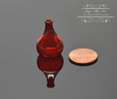 1:12 Dollhouse Miniature Red Glass Onion Jar-Large BD HB161