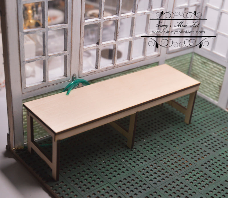 1:12 Dollhouse Miniature Green House Table Kit SMA SMA F012