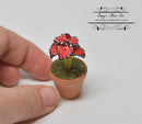 1:12 Dollhouse Miniature Caladium in Pot BD A1205