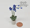 1:12 Dollhouse Miniature Midnight Blue Orchid/ Flower BD A1181