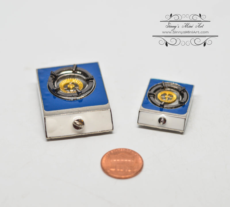 1:12 Dollhouse Miniature Gas Stove Top/ Miniature Cookware  D192