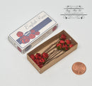 1:12 Dollhouse Miniature Red Roses in Box DMUK PC249R