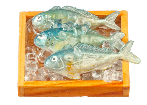 1:12 Dollhouse Miniature Fresh Fish on Ice AZ G7534