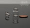 1:12 Dollhouse Miniature Glass Jar with Lid / Miniature Kitchen BD HB331-B