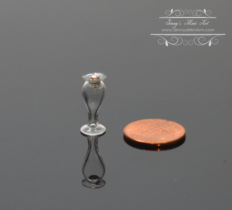 1:12 Dollhouse Miniature Glass Jar on Pedestal BD HB302