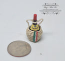 1:12 Dollhouse Miniature Chianti with Basket HRM 53908